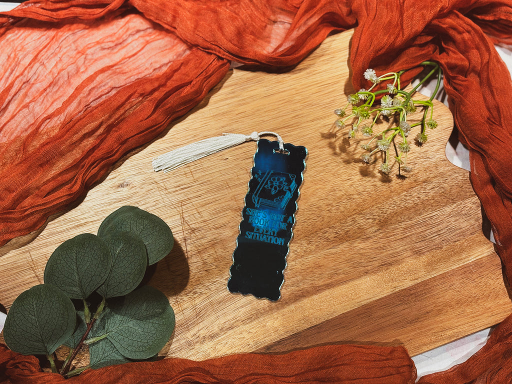 Every situation acrylic bookmark