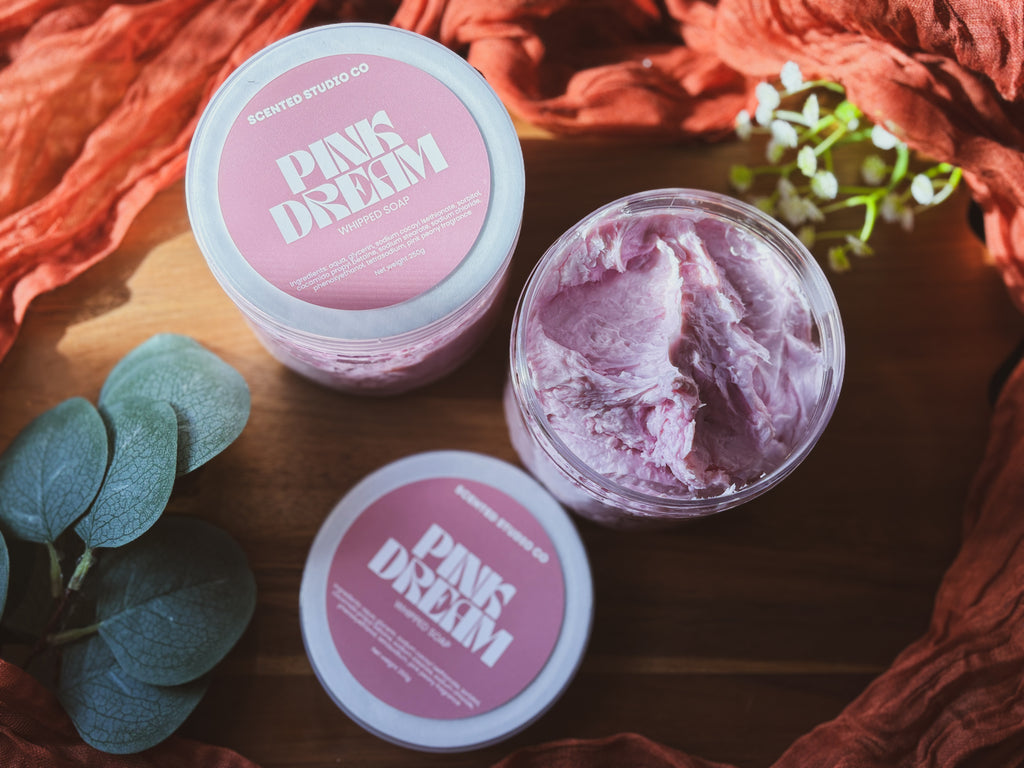 Whipped soap