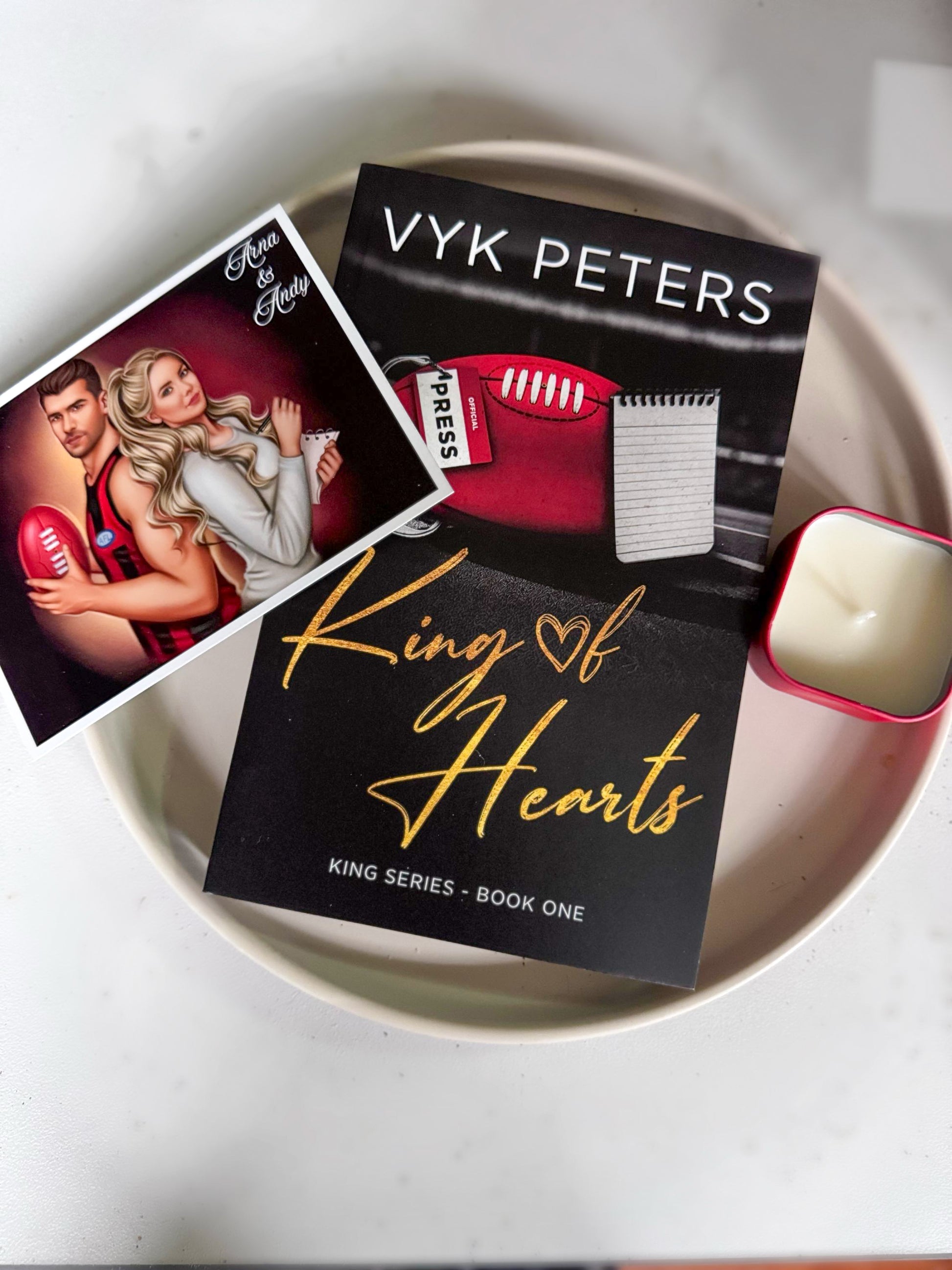 King Of Hearts- SPRAYED EDGES.
