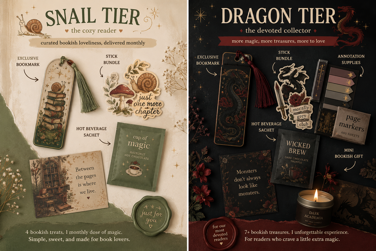 Monthly bookmark mail!